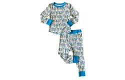 Rowdy Sprout Grateful Dead Snow Bears Bamboo Thermal Set In Multi