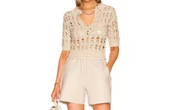 Ronny Kobo Naveen Knit Top In Taupe