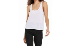 Z Supply Sloane Racer Back Tank In White
