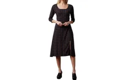 Known Supply Ellery Dress In Black Print