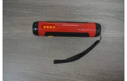 Rechargeable Multi-Function Flashlight with LED Flashlight&comma; Siren and Phone Charger&comma; Emergency Camping Blue Powerful Handheld Flashlight Red
