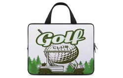 Golf Club Laptop Bag Women Man 10 12 13 15 17 Inch Office Notebook Travel Computer Handbag Waterproof Bag Notebook Cover