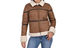 Lee Sherpa Jacket In Capuccino