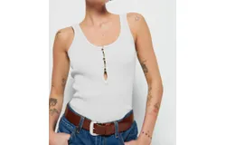 Nation Ltd Melody Tank In White
