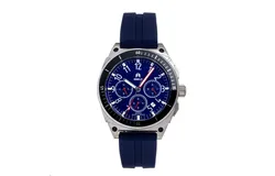 Shield Sonar Chronograph Strap Watch w&sol;Date - Dark Blue