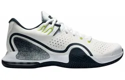 Nike Men&apos;s Court Tech Challenge 20 Tennis Sneakers In College Navy Lime White