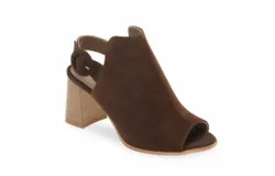 Cordani Gwen Heeled Sandal In Camoscio Cacao