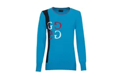 Golfino Tartan Pullover In Blue