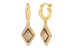 Leeada Ty Drop Huggies In Gold