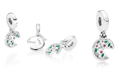 Charm Pandora Colgante Amo La Pizza Joya Original Para Mujer 797443Cz &vert; Joyería De Lujo Para Mujer &vert; Ideal Para Regalo Elegante &vert; Compatible Con Charms Pandora