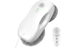 Tosima W2 Window Cleaner Robot&comma; Automatic Cleaning with Intelligent Path Planning&comma; 3800Pa Suction Power&comma; Edge Detection Technology&comma; Remote Controlwhite