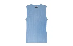 Marella Eliot Sleeveless Shell Top In Sky Blue