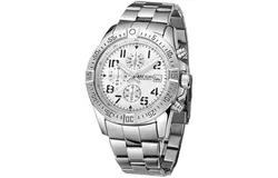 Men&apos;s Quartz Watch&comma; Stainless Steel Chronograph Quartz Watch&comma; Men&apos;s Rectangular Dial Pointer Watch