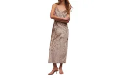 Z Supply Selina Crushed Velvet Dress In Moonlit