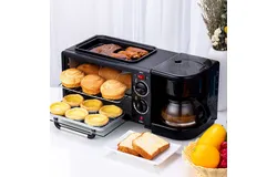 3in1 Home English Breakfast Machine Multifunctional Coffee Maker Hot Milk Oven