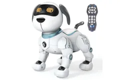 Robot Dog Toy for Kids&comma; Remote Control Robot Toy Dog and Programmable Toy Robot&comma; Smart Dancing Walking RC Robot Puppy&comma; Interactive Voice Control Toys&comma; Electronic Pets Gift for Kids Boys Girls