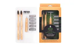 Eco Friendly Razor & Toothbrushes Combo Pack