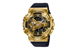 Casio G-Shock Quartz Hybrid Black Dial Men&apos;s Watch GM-110G-1A&Tab;-Gold NEW
