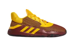 Adidas Men&apos;s Pro Bounce 2019 Low Athletic Shoes In Black&sol;maroon Burgandy