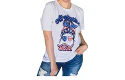 She Shed All American Girl Tee In White