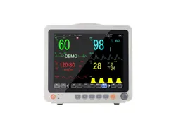 Multi-Parameter Patient Monitor&comma; 12-inch Touchscreen ECG Vital Signs Monitor