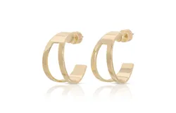 Theo Cut-Out Tapered Hoops by eklexic