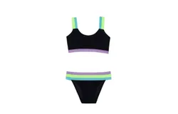 Pq Swim Kids Sporty Elastic Bikini In Midnight