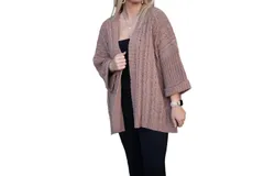 Umgee On My Own Cardigan In Cappuccino