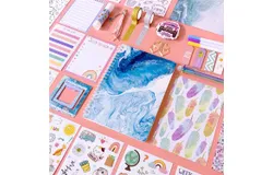 DIY Scrapbook Kit Scrapbook Diary Supplies Set DIY Journal Set Journaling Arts Craft Kit Girls Toy Kids Scrapbook Kit Teen Girl