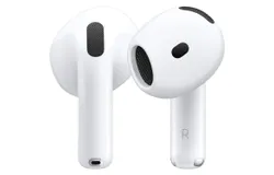 Apple AirPods 4 Wireless Earbuds&comma; Bluetooth Headphones&comma; Personalized Spatial Audio&comma; Sweat and Water Resistant&comma; USB-C Charging Case&comma; H2 Chip&comma; Up to 30 Hours of Battery Life&comma; Effortless Setup for iPhone