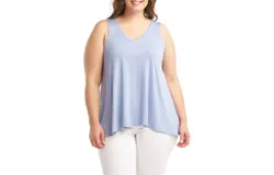 Tart Collections Annora Plus Top In Periwinkle