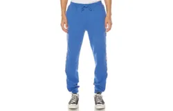 Kappa Men&apos;s Logo Tape Danira Trackpants In Blue&sol;grey&sol;red