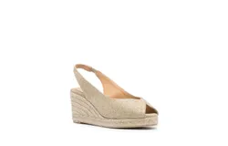 Castaner Women&apos;s Barbara Sandals In Light Gold Metallic