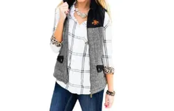 Gameday Couture Iowa State University Prep For It Vest In Grey