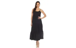 Women&apos;s Scoop Neck Tiered Maxi Dress