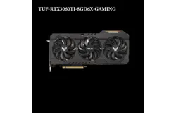 ASUS TUF-RTX3060TI-8GD6X-GAMING graphics card adopts enhanced design and has 8GB GDDR6X memory&period;