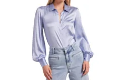 Generation Love Maxwell Blouse In Blue Bell