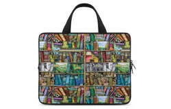 Fantastic Library Laptop Bag Women Man 10 12 13 15 17 Inch Office Notebook Travel Computer Handbag Waterproof Bag Notebook Cover