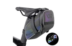 Bike Saddle Tube Bag Waterproof Bicycle Under Seats Bag Large Capacity Cycling Storage Bag Quick Release Bicycle Accessories