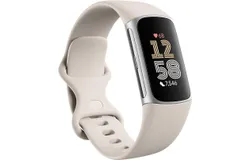 Fitness Tracker with Google apps&comma; Heart Rate on Exercise Equipment&comma; 6-Months Premium Membership Included&comma; GPS&comma; Health Tools and More&comma; cream&comma; One Size &lpar;S & L Bands Included&rpar;
