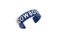 Brianna Cannon Dallas Cowboys Cuff In Navy&sol;white