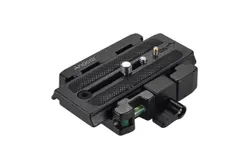 Video Camera Tripod Quick Release Clamp Adapter with Quick Release Plate Compatible for Manfrotto 501 500AH 701HDV 503HDV Q5 Head