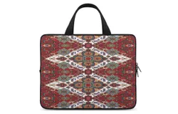 Retro Geometric Laptop Bag Women Man 10 12 13 15 17 Inch Office Notebook Travel Computer Handbag Waterproof Bag Notebook Cover