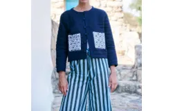 Sz Blockprints Poppy Jacket In Ditsy Print