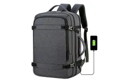 Carry On Backpack for Men Women&comma;35L Flight Approved Travel Backpack -1907，Gray