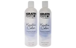 Keratin Color Kit by Keratin Perfect for Unisex - 2 Pc Kit 12oz Shampoo&comma; 12oz Conditioner