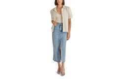 Steve Madden Avani Skirt In Light Blue