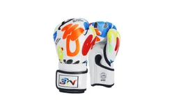 BN FIGHT-Kids Boxing Gloves-6oz White