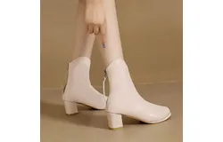 Women&apos;s Chunky High Heel Ankle Booties