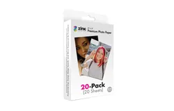 Zink Photo Paper 2x3"&lpar;20 Pack&rpar; Compatible W&sol;Polaroid Snap&comma; Snap Touch&comma; Zip & Mint Cameras & Printers